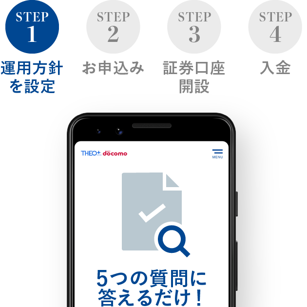 1:運用方針を設定